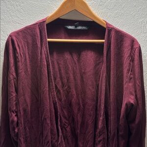 Pact Organic - Size L - Lightweight Organic Cotton Waterfall Drape Cardigan NWT